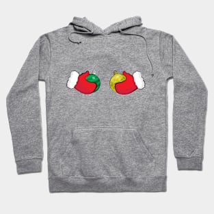 Santa holding baubles Hoodie